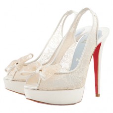 Décolleté Christian Louboutin Exclu 140mm bianche
