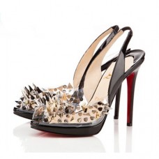 Christian Louboutin Pik Pik Pik 120mm Slingbacks Nero