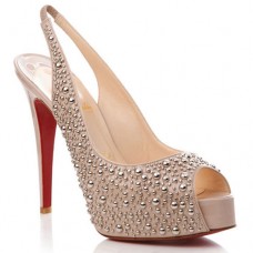 Christian Louboutin Star Prive 120mm Slingbacks Rosa