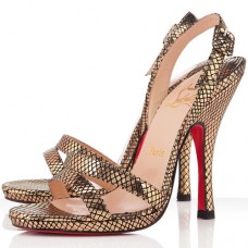 Christian Louboutin Fine Romance 120mm Slingbacks Oro Christian Louboutin Fine Romance 120mm Slingbacks Oro
