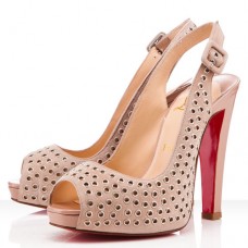 Sandali Christian Louboutin Aicha 120mm Slingback color nude