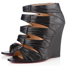 Zeppe Christian Louboutin Developpa 100mm nere Zeppe Christian Louboutin Developpa 100mm nere