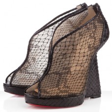 Zeppe Christian Louboutin Janet 120mm nere