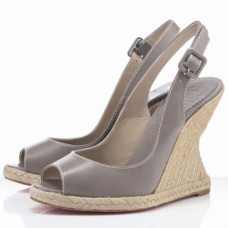 Zeppe Christian Louboutin You Love 120mm color tortora