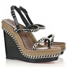 Zeppe Christian Louboutin Macarena 120mm nere