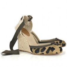 Zeppe Christian Louboutin Carino 100mm Leopard
