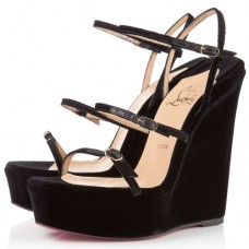 Zeppe Christian Louboutin 123 Zeppa 140 mm nere