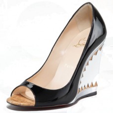 Zeppe Christian Louboutin Miramar 100mm nere