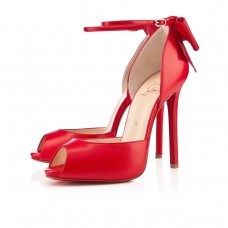 Christian Louboutin Dos Noeud 120mm Occasioni speciali Rosso