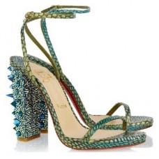 Sandali Christian Louboutin Au Palace 120mm verdi Sandali Christian Louboutin Au Palace 120mm verdi