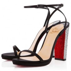 Sandali Christian Louboutin Au Palace 120mm verdi