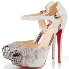 Sandali Christian Louboutin Boulima Exclusive D'orsay 120mm Stone