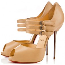 Sandali Christian Louboutin Fibbia 120mm neri