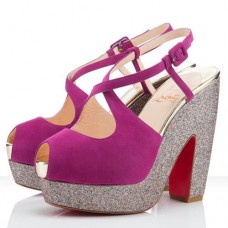 Sandali Christian Louboutin Martel 140mm Rose Matador