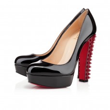 Sandali Christian Louboutin Taclou con plateau da 140 mm, neri.