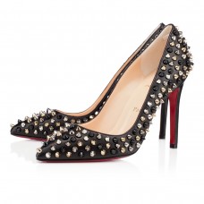 Décolleté Christian Louboutin Pigalle Spikes 120mm Nero/Mix