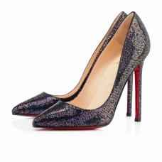 Décolleté Christian Louboutin Pigalle 120mm Blu Khol