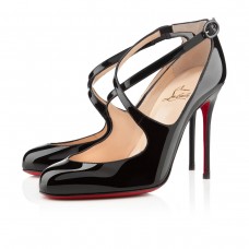 Décolleté Mary Jane Christian Louboutin Viva Dita 100mm nere