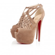 Christian Louboutin Carlota Platforms 160mm Beige