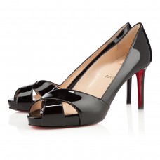 Décolleté Christian Louboutin Shelleymat 80mm nere