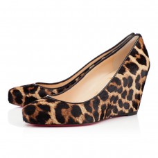 Décolleté Christian Louboutin Melisa 70mm con stampa leopardata