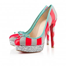 Christian Louboutin Foraine 140mm Platforms Rose Paris/Light Grey Christian Louboutin Foraine 140mm Platforms Rose Paris/Light Grey
