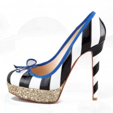 Christian Louboutin Foraine Platform 140mm Nero/Bianco