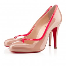 Décolleté Christian Louboutin Cross Ronda 100mm nere