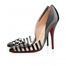 Décolleté Christian Louboutin Pivichic in PVC, 100 mm, nere