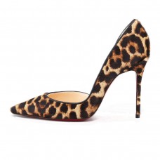 Décolleté Christian Louboutin Iriza 100mm con stampa leopardata
