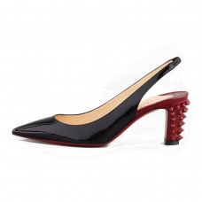 Sandali Christian Louboutin Lemer 40mm Slingback neri