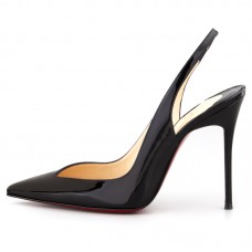 Sandali Christian Louboutin Flueve 120mm Slingback neri