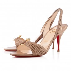 Sandali Christian Louboutin Vanestic 80mm color tortora