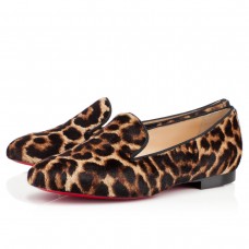 Mocassini Christian Louboutin Sakouette con stampa leopardata