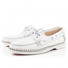 Mocassini Christian Louboutin Steckel bianchi