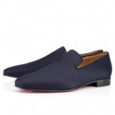 Mocassini Christian Louboutin Dandy blu navy