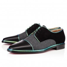 Mocassini Christian Louboutin Bruno Orlato neri/grigi