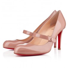 Décolleté Christian Louboutin Wallis 80mm color nude