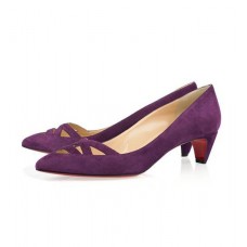 Décolleté Christian Louboutin Manue 40mm viola