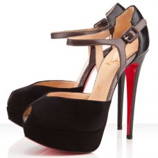 Sandali Christian Louboutin n. 299 140 mm neri