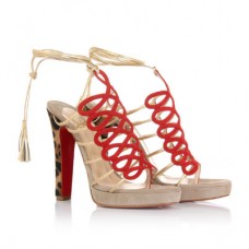 Sandali Christian Louboutin Salisburgo 120 mm color tortora Sandali Christian Louboutin Salisburgo 120 mm color tortora