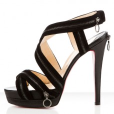 Sandali Christian Louboutin Trailer 140mm neri