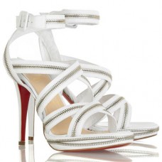 Sandali Christian Louboutin Rodita 120mm bianchi