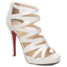 Sandali Christian Louboutin Fernando 120mm bianchi Sandali Christian Louboutin Fernando 120mm bianchi