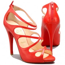Sandali Christian Louboutin Croisilleta 120mm rossi
