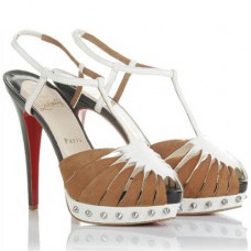 Sandali Christian Louboutin Zigounette 140mm color cammello Sandali Christian Louboutin Zigounette 140mm color cammello